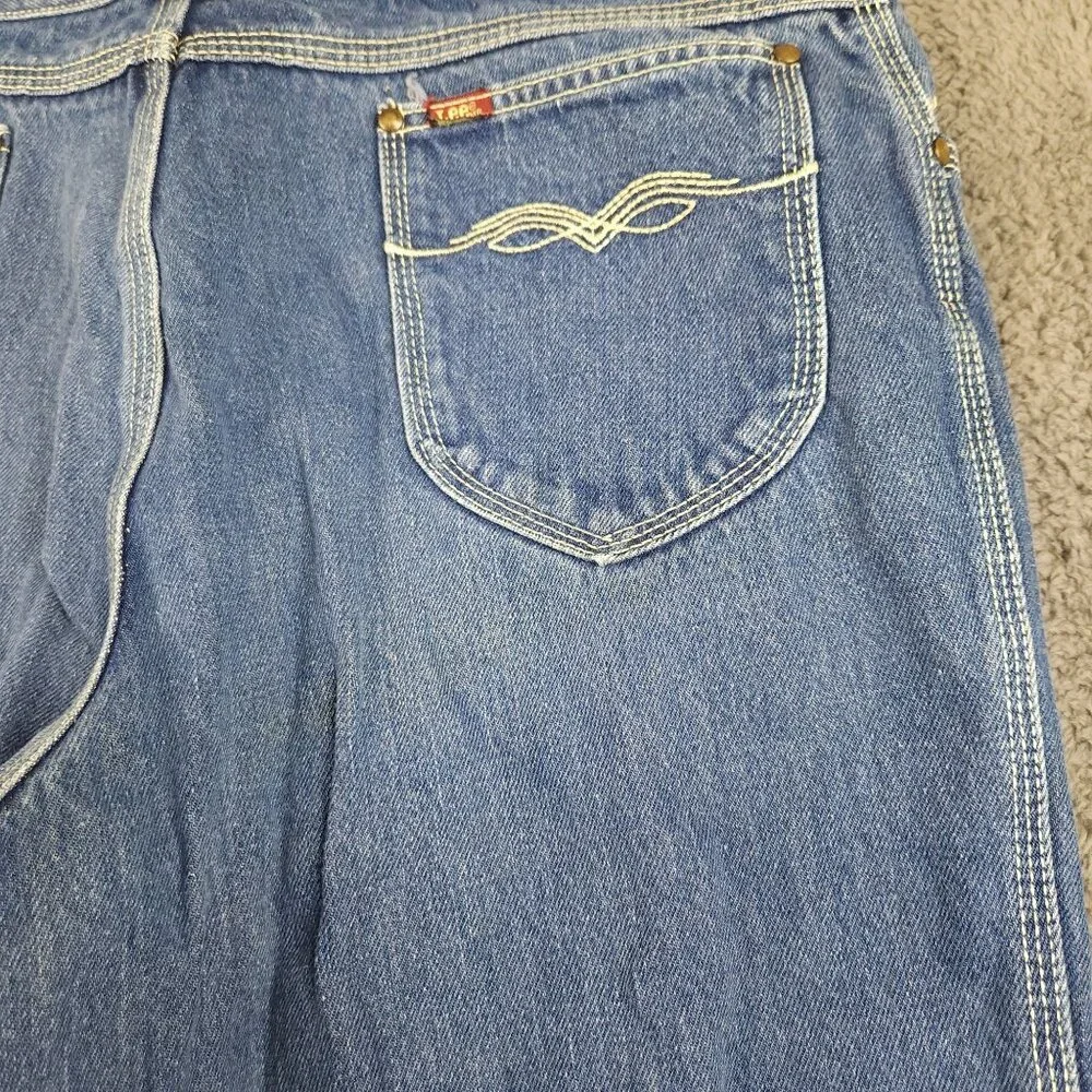 Lee Men's Regular Fit Straight Leg VTG 80's Jeans Tag 38x34 Fit‎ 34x33 USA Made